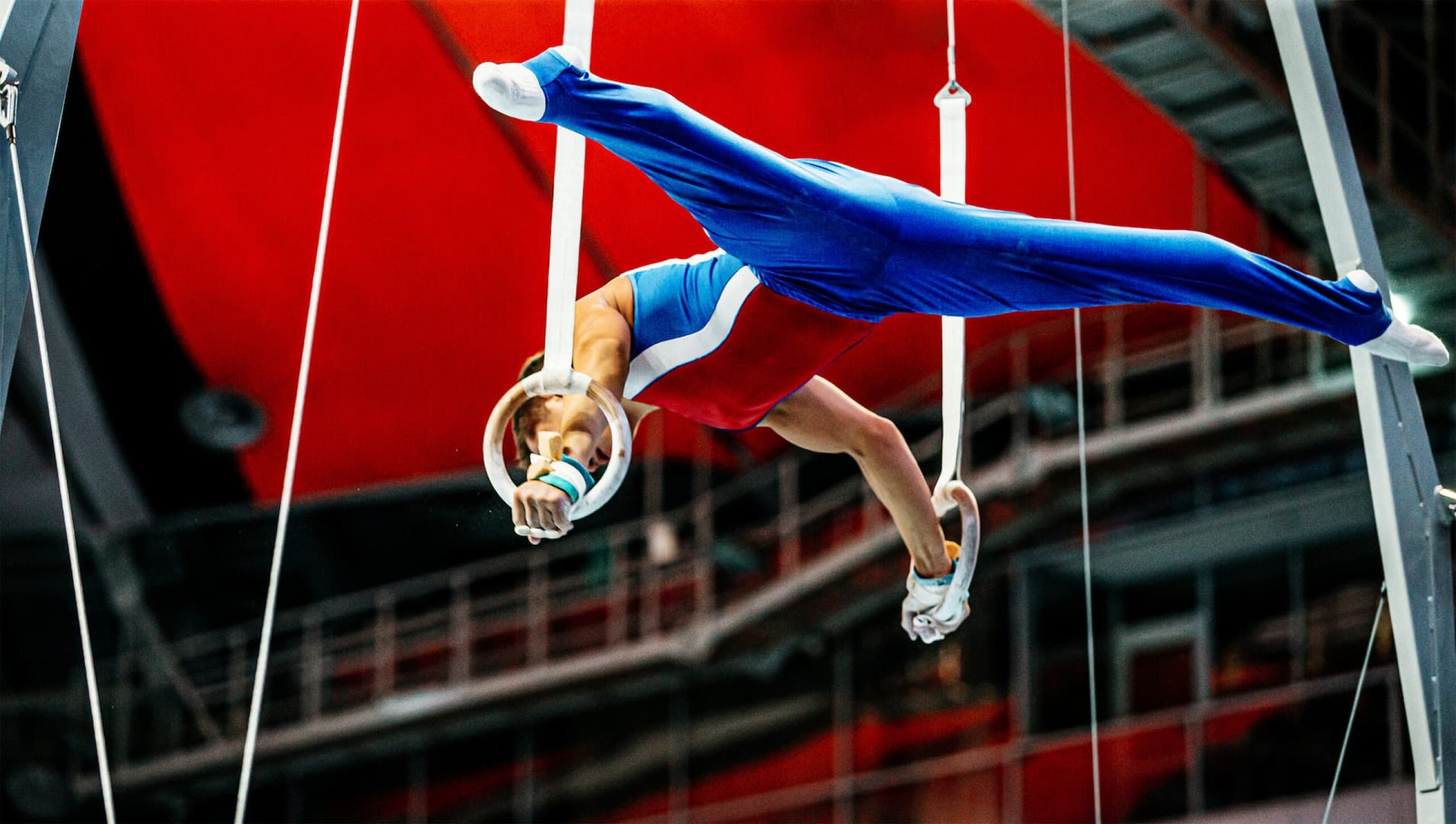 Photographie d'un gymnaste