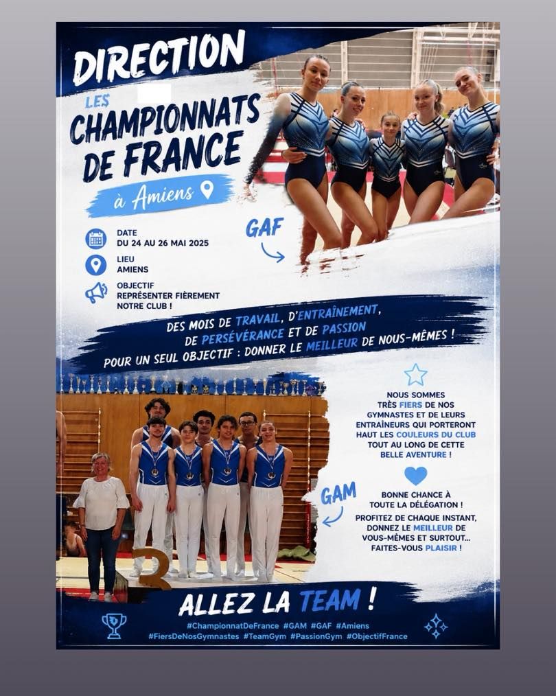 NOS GYMNASTES QUALIFIES POUR LES CHAMPIONNATS DE FRANCE